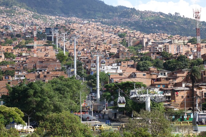 cable cars - distant